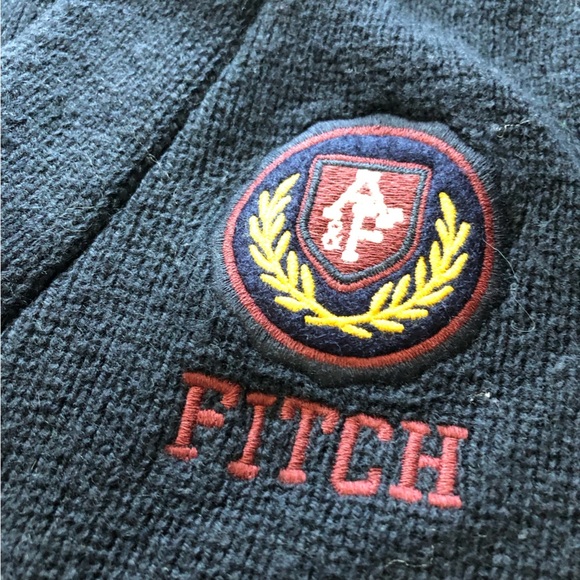 Abercrombie & Fitch Varsity Embroidered Cardigan in Navy Men’s Size M - Picture 6 of 12